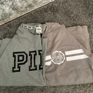 2 Victoria’s Secret link sweatshirts